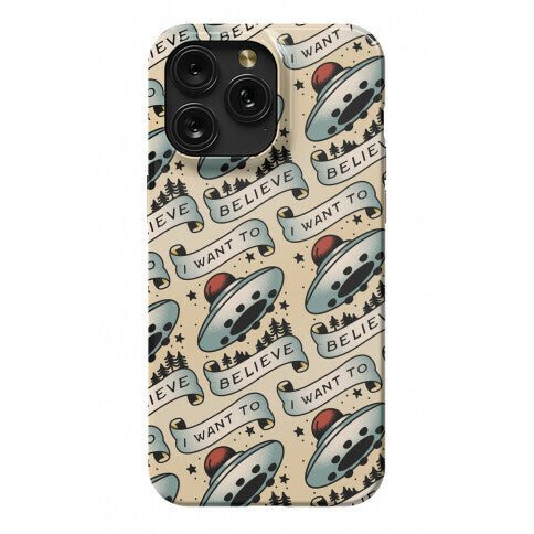 I Want to Believe (Old School Tattoo) Phone Case