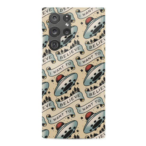 I Want to Believe (Old School Tattoo) Phone Case