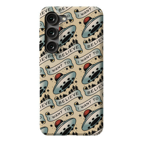 I Want to Believe (Old School Tattoo) Phone Case