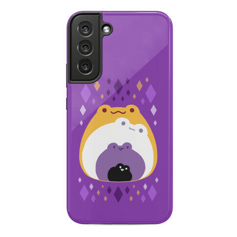 Frogs In Frogs In Frogs Nonbinary Pride Phone Case