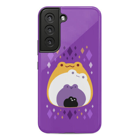 Frogs In Frogs In Frogs Nonbinary Pride Phone Case