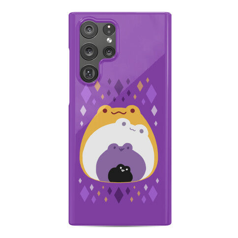 Frogs In Frogs In Frogs Nonbinary Pride Phone Case