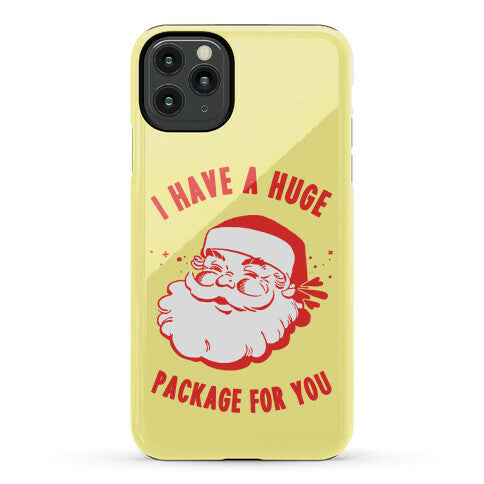 I Have A Huge Package For You Santa Phone Case
