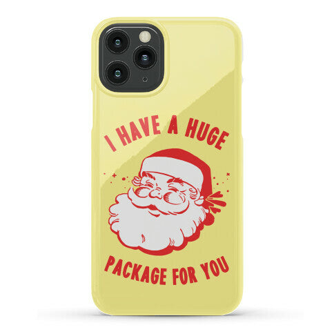 I Have A Huge Package For You Santa Phone Case