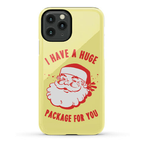 I Have A Huge Package For You Santa Phone Case