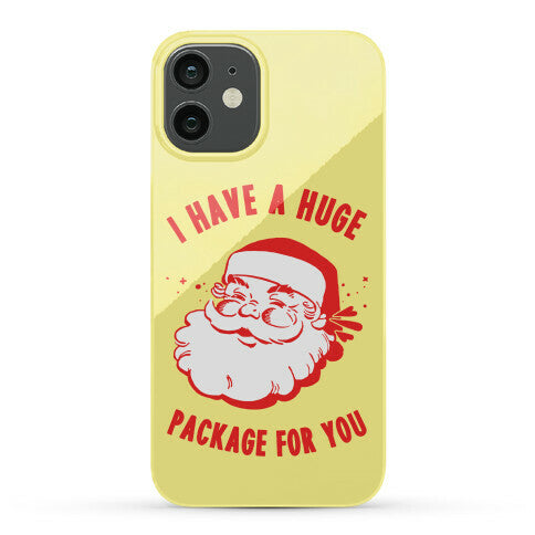 I Have A Huge Package For You Santa Phone Case