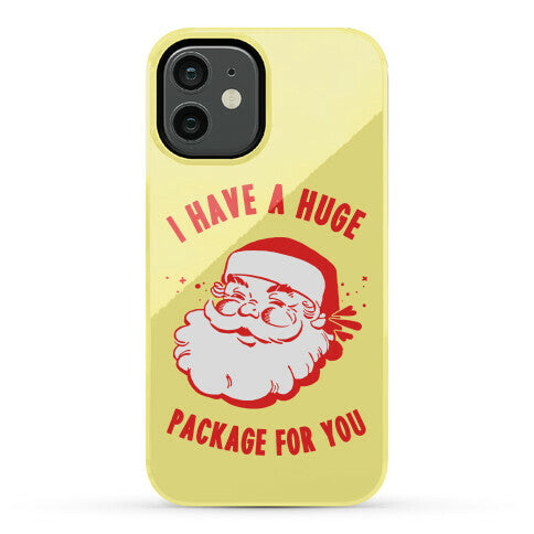 I Have A Huge Package For You Santa Phone Case