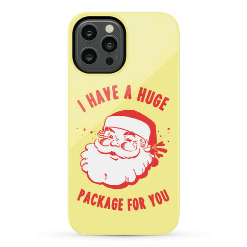 I Have A Huge Package For You Santa Phone Case