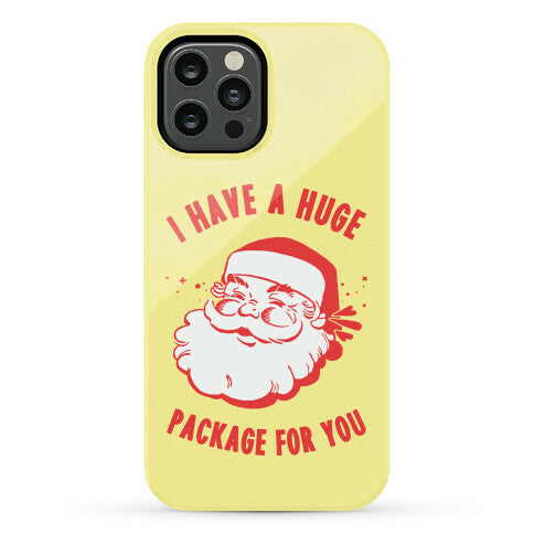 I Have A Huge Package For You Santa Phone Case