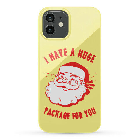 I Have A Huge Package For You Santa Phone Case