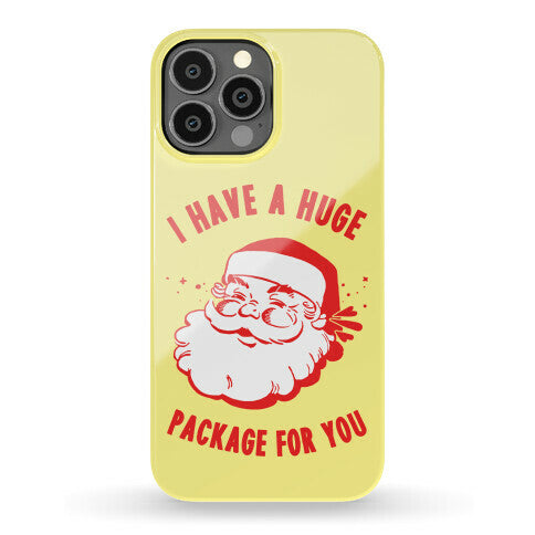 I Have A Huge Package For You Santa Phone Case