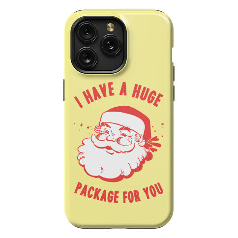 I Have A Huge Package For You Santa Phone Case