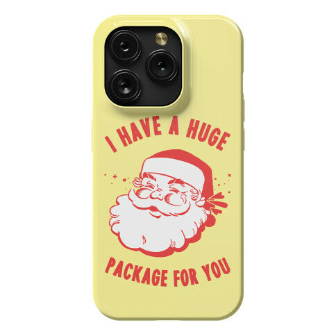 I Have A Huge Package For You Santa Phone Case