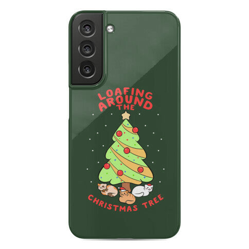 Loafing Around The Christmas Tree Phone Case