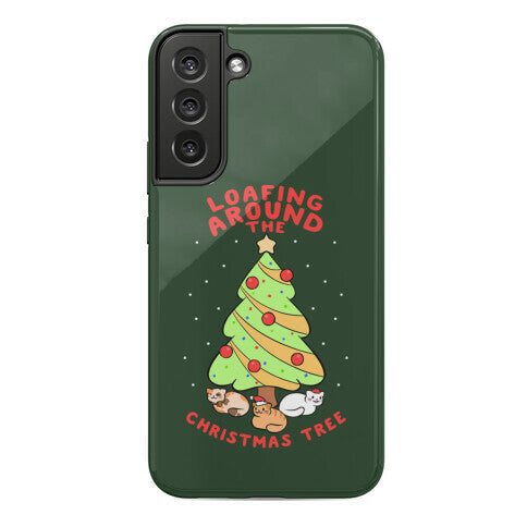Loafing Around The Christmas Tree Phone Case