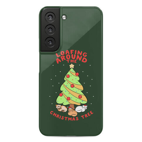 Loafing Around The Christmas Tree Phone Case