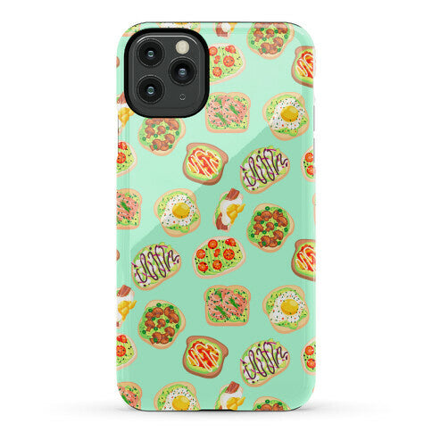Avocado Toast Pattern Phone Case