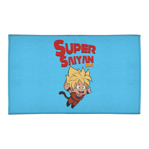Super Saiyan Bros Welcome Mat