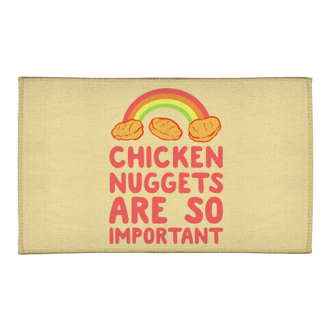 Chicken Nuggets Are So Important Welcome Mat