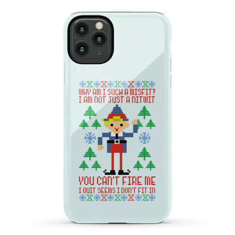 Why am I Such a Misfit I Am Not Just a Nitwit Phone Case