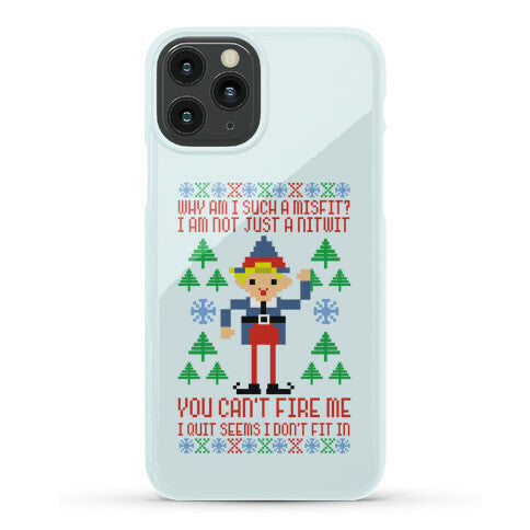 Why am I Such a Misfit I Am Not Just a Nitwit Phone Case