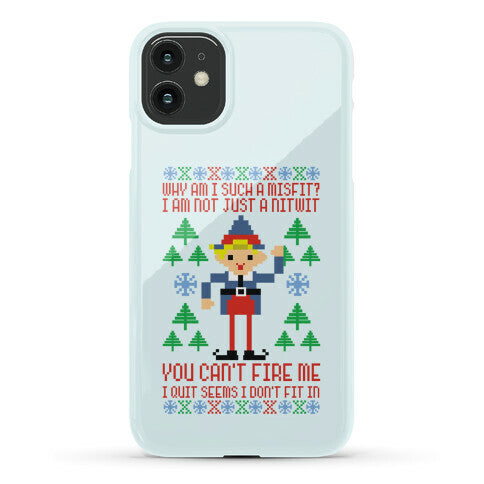 Why am I Such a Misfit I Am Not Just a Nitwit Phone Case