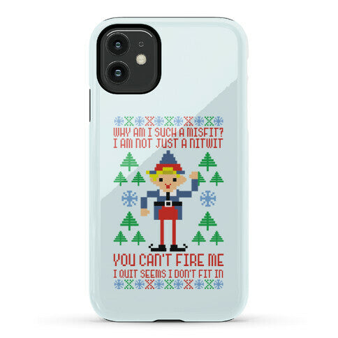 Why am I Such a Misfit I Am Not Just a Nitwit Phone Case