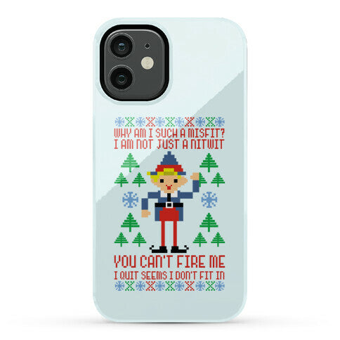 Why am I Such a Misfit I Am Not Just a Nitwit Phone Case