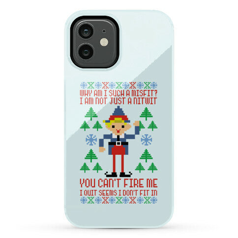 Why am I Such a Misfit I Am Not Just a Nitwit Phone Case