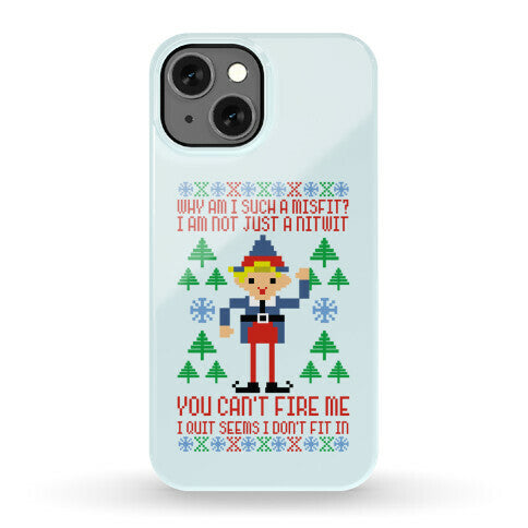 Why am I Such a Misfit I Am Not Just a Nitwit Phone Case