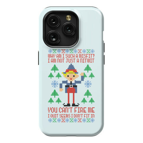 Why am I Such a Misfit I Am Not Just a Nitwit Phone Case