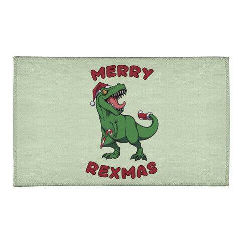 Merry Rexmas Welcome Mat