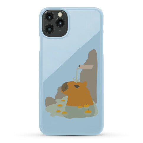 Capybara Hot Spring Phone Case