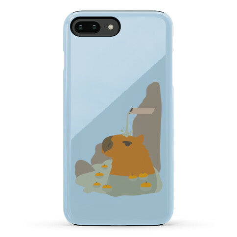 Capybara Hot Spring Phone Case