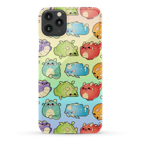 Kawaii Dragons Pattern Phone Case