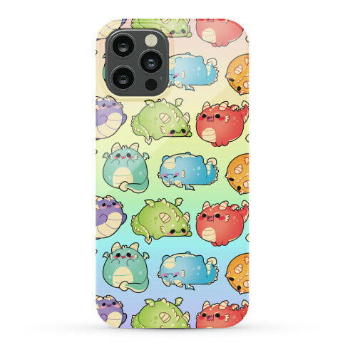 Kawaii Dragons Pattern Phone Case