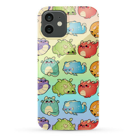 Kawaii Dragons Pattern Phone Case