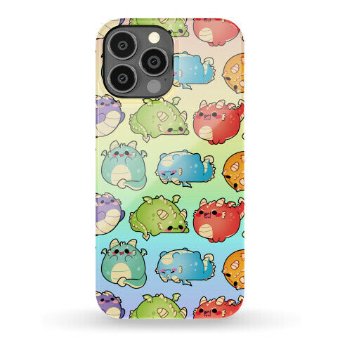 Kawaii Dragons Pattern Phone Case