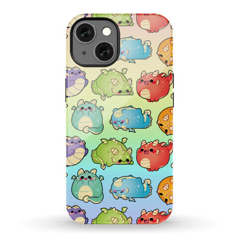 Kawaii Dragons Pattern Phone Case