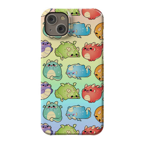 Kawaii Dragons Pattern Phone Case