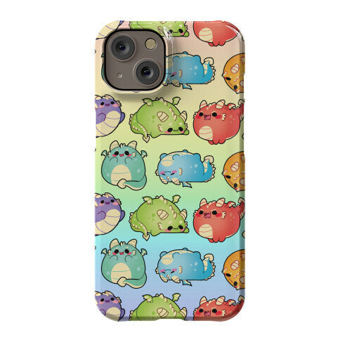 Kawaii Dragons Pattern Phone Case