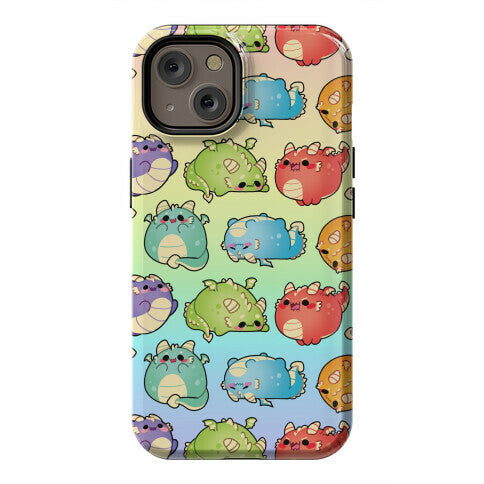 Kawaii Dragons Pattern Phone Case