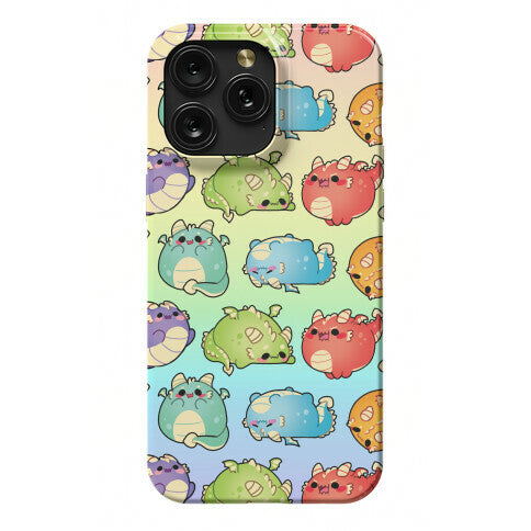 Kawaii Dragons Pattern Phone Case