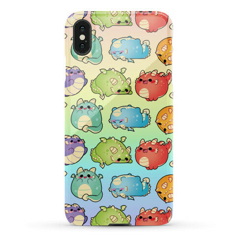Kawaii Dragons Pattern Phone Case