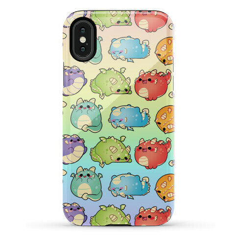 Kawaii Dragons Pattern Phone Case
