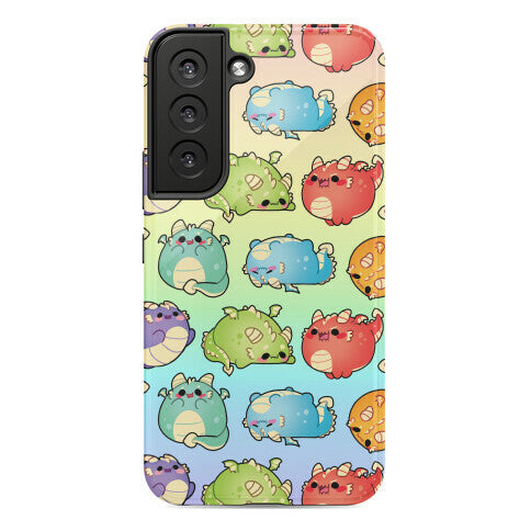 Kawaii Dragons Pattern Phone Case