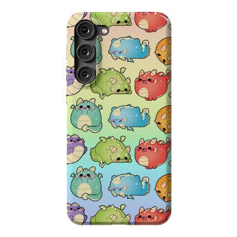 Kawaii Dragons Pattern Phone Case
