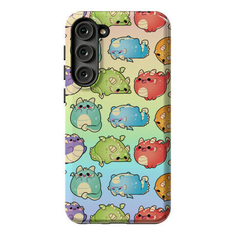 Kawaii Dragons Pattern Phone Case