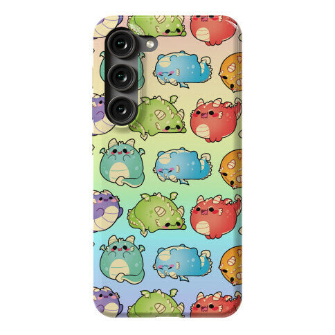 Kawaii Dragons Pattern Phone Case