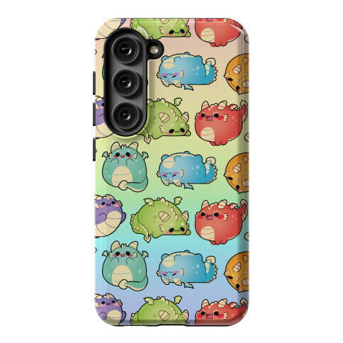 Kawaii Dragons Pattern Phone Case